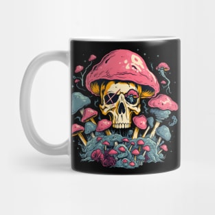 Mushroom Skull Nature Mug